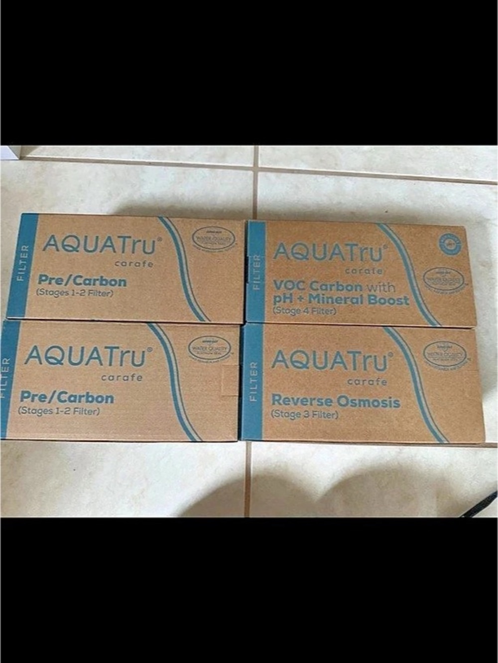 AquaTru Water Filters NWT